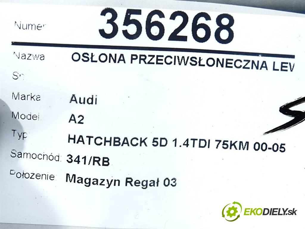 Audi A2  2001 55KW HATCHBACK 5D 1.4TDI 75KM 00-05 1422 Clona slnečná ľavá strana  (Ostatné)