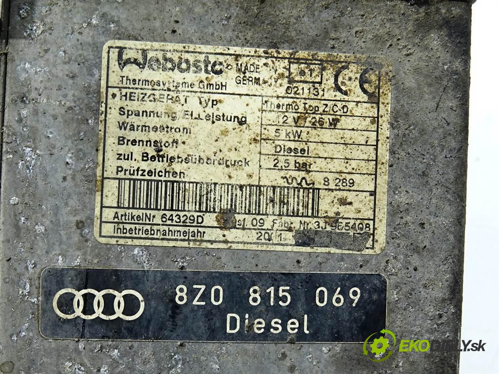 Audi A2  2001 55KW HATCHBACK 5D 1.4TDI 75KM 00-05 1422 Webasto 8Z0815069 (Webasto)