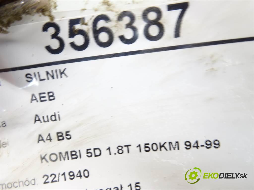 Audi A4 B5  1998 110 kW KOMBI 5D 1.8T 150KM 94-99 1800 Motor AEB (Motory (kompletné))