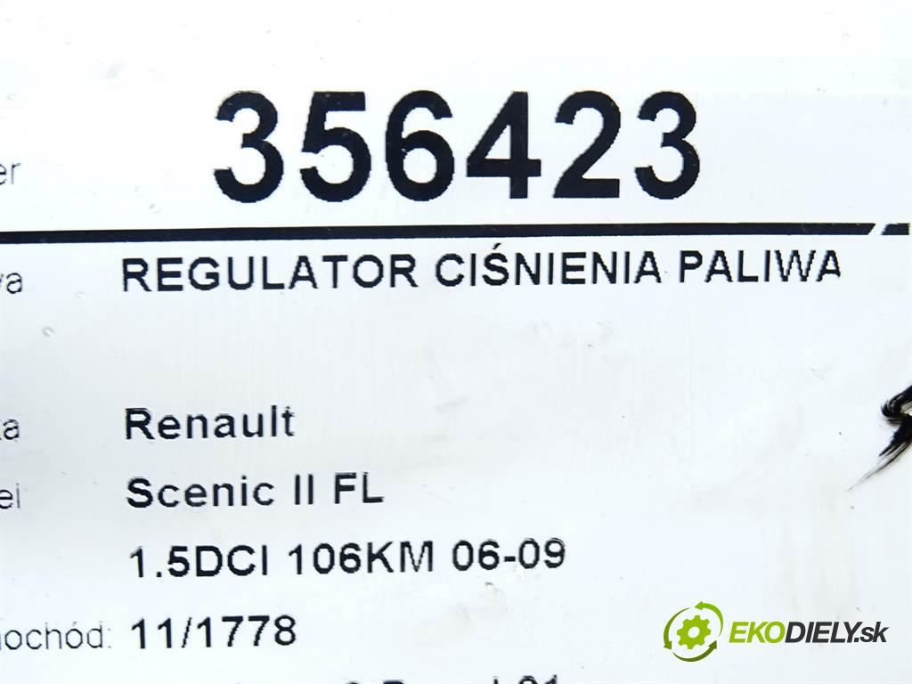 Renault Scenic II FL  2007 78 kW 1.5DCI 106KM 06-09 1500 Regulátor tlaku paliva  (Ostatné)