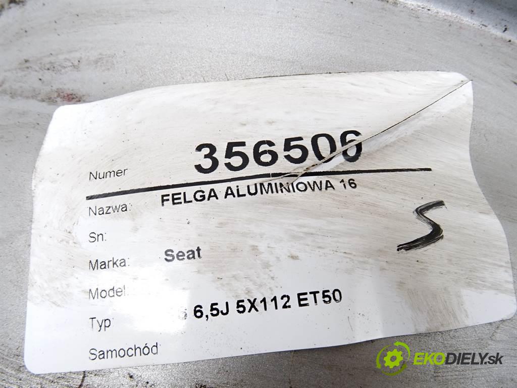 Seat     16 6,5J 5X112 ET50  disk 16  (Hliníkové)