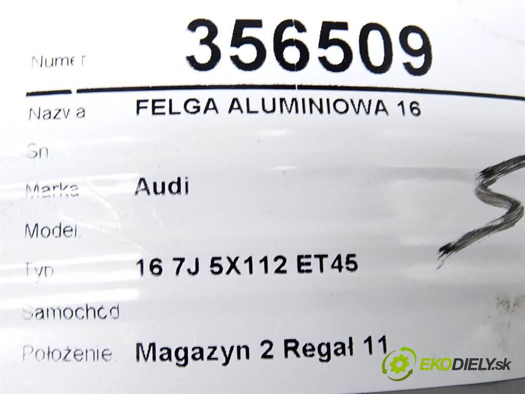 Audi     16 7J 5X112 ET45  disk 16  (Hliníkové)