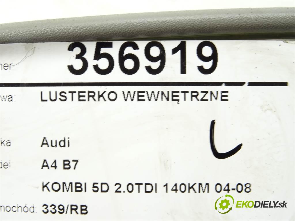 Audi A4 B7  2006 103KW KOMBI 5D 2.0TDI 140KM 04-08 1968 zpětné zrcátko vnitřní  (Světla vnitřní)
