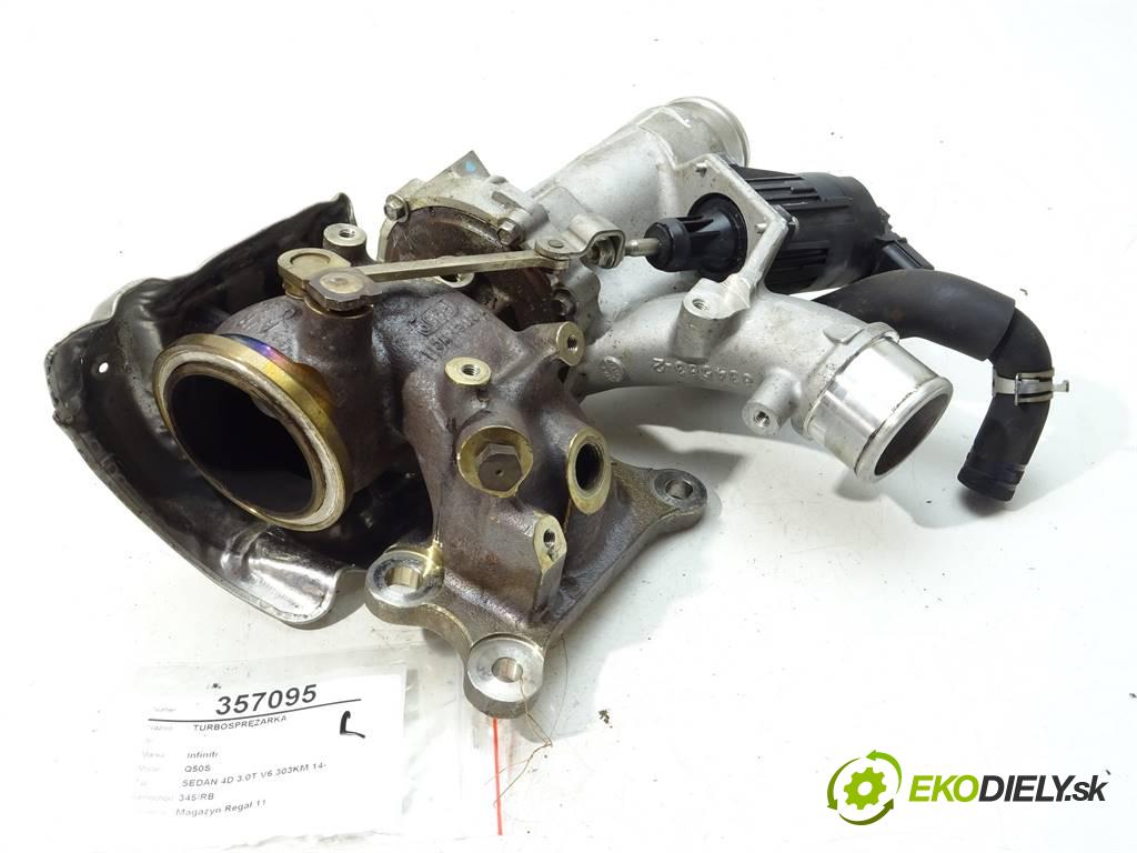 Infiniti Q50S  2018 223 kW SEDAN 4D 3.0T V6 303KM 14- 3000 Turbodúchadlo,turbo 144115CA1D (Turbodúchadlá (kompletné))