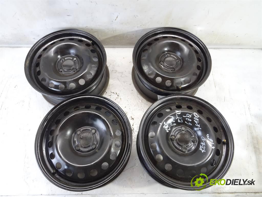 Renault     16 6,5J  4X100 ET49  disky plechové 16  (Plechové)