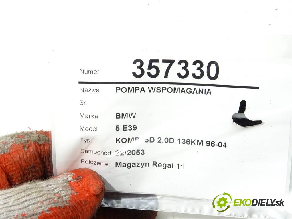 BMW 5 E39  2001 100 kW KOMBI 5D 2.0D 136KM 96-04 2000 Pumpa servočerpadlo  (Servočerpadlá, pumpy riadenia)