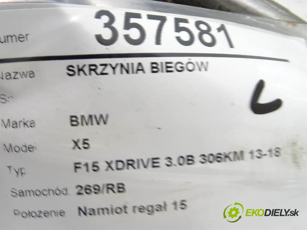 BMW X5  2014 225 kW F15 XDRIVE 3.0B 306KM 13-18 3000 Prevodovka 8601173 7505376 (Prevodovky)
