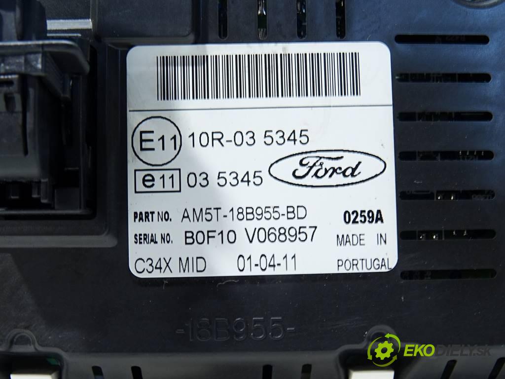Ford Focus III  2011 85 kW MK3 HATCHBACK 5D 1.6TDCI 115KM 10-14 1600 Dislpej AM5T-18B955-BD (Prístrojové dosky, displeje)