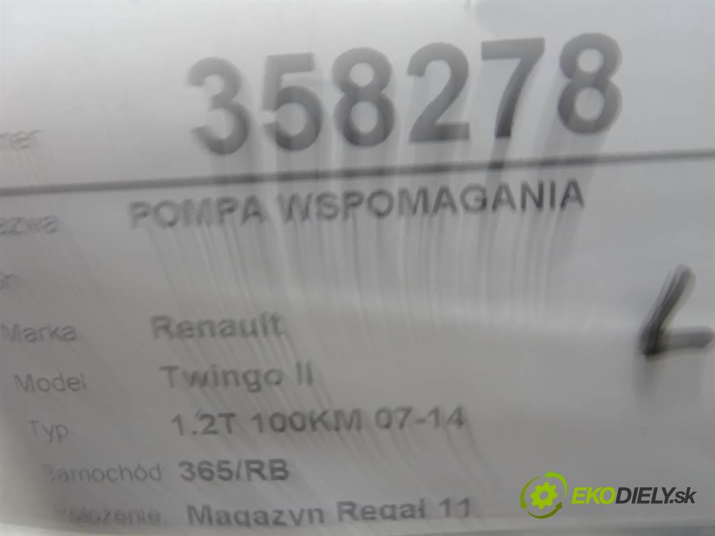 Renault Twingo II  2008 74 kW 1.2T 100KM 07-14 1100 Pumpa servočerpadlo 8200867106 (Servočerpadlá, pumpy riadenia)