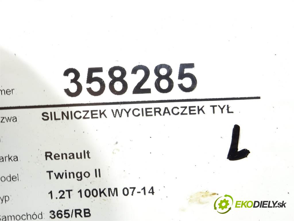 Renault Twingo II  2008 74 kW 1.2T 100KM 07-14 1100 motorek stěračů zadní část 8200311486F