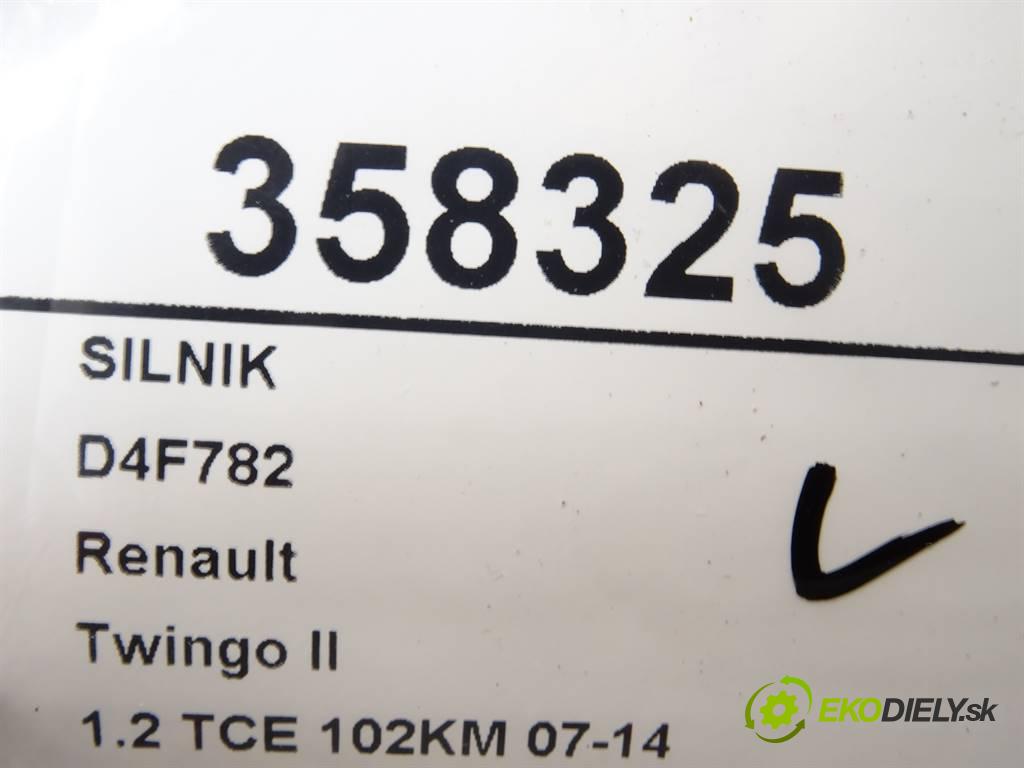 Renault Twingo II  2011 75 kW 1.2 TCE 102KM 07-14 1100 Motor D4F782 (Motory (kompletné))