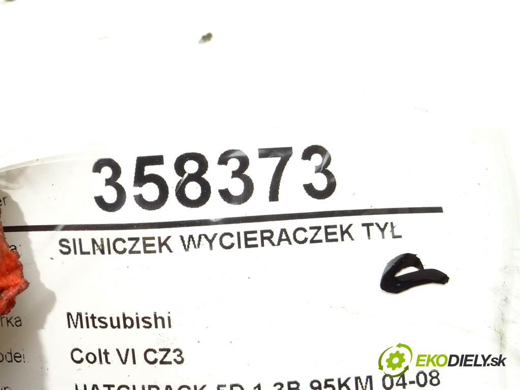 Mitsubishi Colt VI CZ3  2008 70KW HATCHBACK 5D 1.3B 95KM 04-08 1332 motorek stěračů zadní část MN105051
