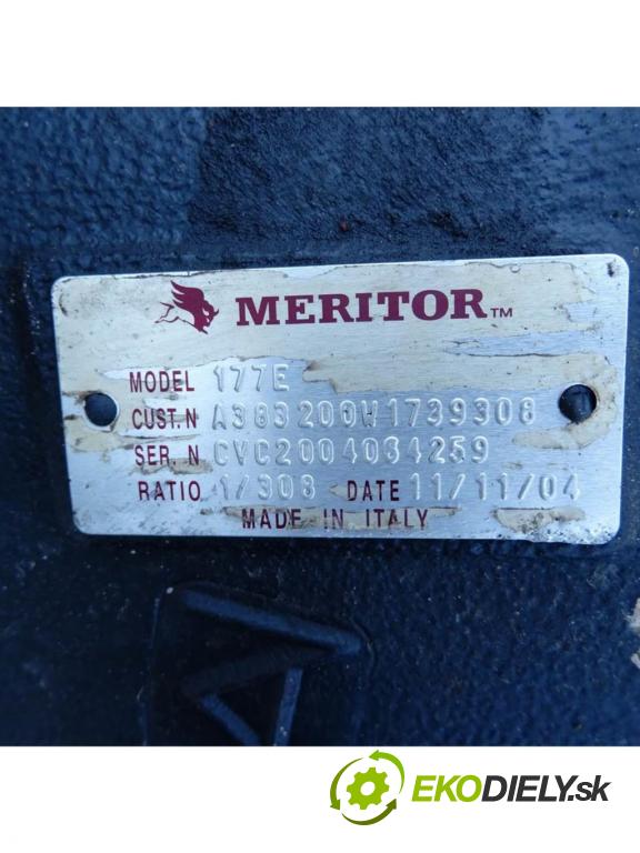 Iveco Stralis    440S43 316kW (430KM) EURO 3 2002-2006  Most zad ,diferenciál 177E 7184397 (Zadné)