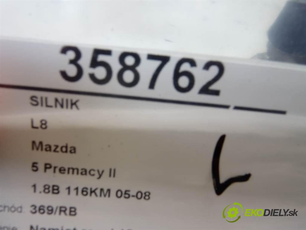 Mazda 5 Premacy II  2006 85 kW 1.8B 116KM 05-08 1800 motor L8 (Motory (kompletní))