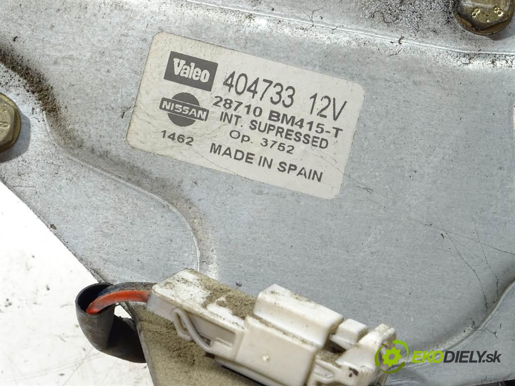 Nissan Almera N16 FL  2003 60 kW HATCHBACK 5D 1.5DCI 82KM 02-06 1500 motorek stěračů zadní část 28710BM415-T