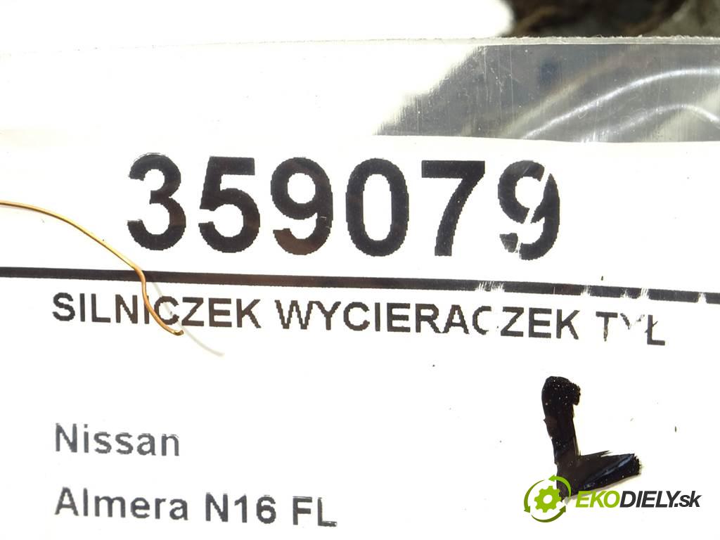 Nissan Almera N16 FL  2003 60 kW HATCHBACK 5D 1.5DCI 82KM 02-06 1500 motorek stěračů zadní část 28710BM415-T