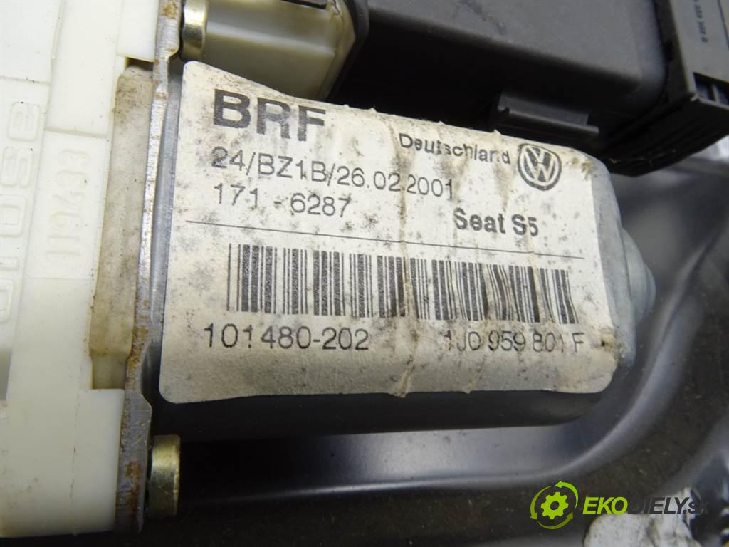 Seat Leon  2001 81 kW HATCHBACK 5D 1.9TDI 110KM 99-06 1900 Mechanizmus okna predný ľavy 1J0959801F (Predné ľavé)