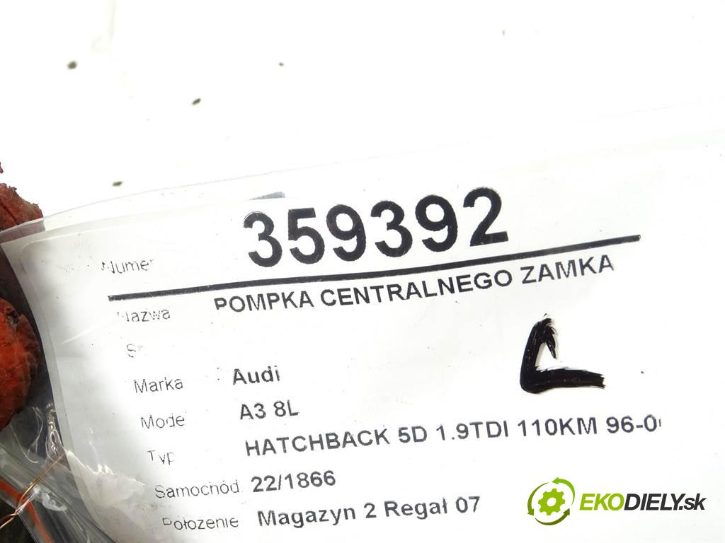 Audi A3 8L  2000 81KW HATCHBACK 5D 1.9TDI 110KM 96-00 1900 pumpa centrálneho zámku 8D0862257C (Riadiace jednotky centrálneho zámku)