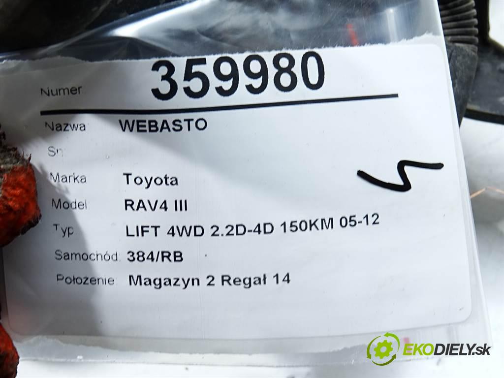 Toyota RAV4 III  2011 110 kW LIFT 4WD 2.2D-4D 150KM 05-12 2200 Webasto D5Z-H (Webasto)