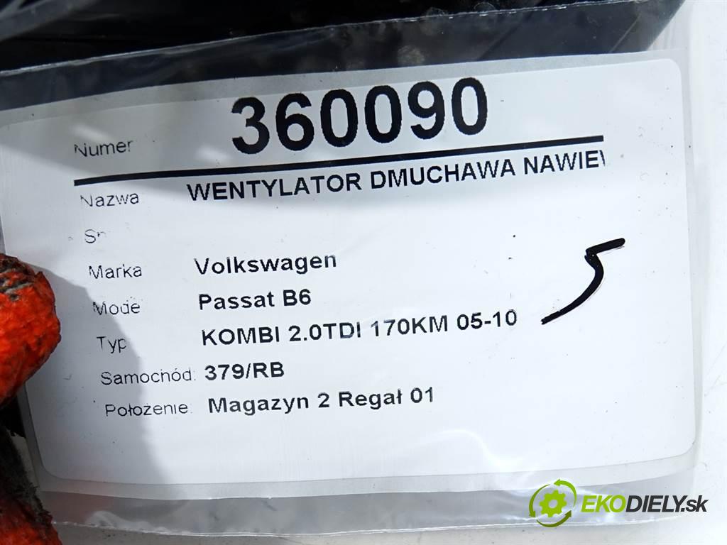Volkswagen Passat B6  2007 125 kW KOMBI 2.0TDI 170KM 05-10 2000 ventilátor topení 3C1820015L (Ventilátory topení)