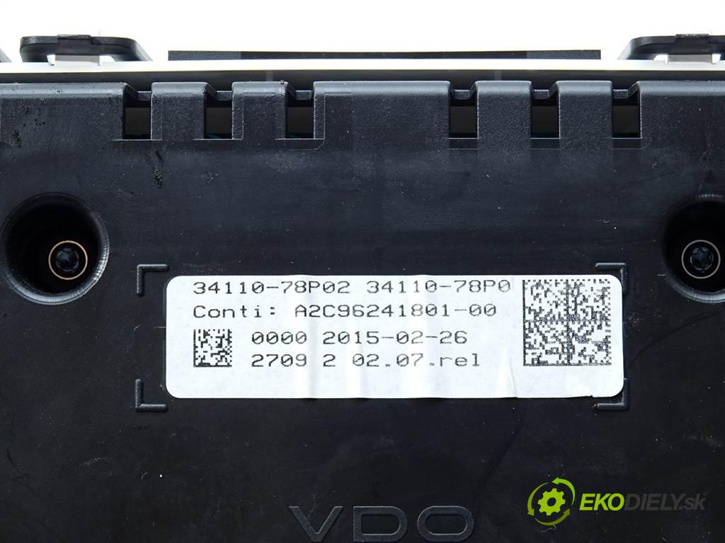 Suzuki Swift V Mk7  2015 69 kW LIFT HATCHBACK 5D 1.2B 90KM 10-17 1200 Prístrojovka 34110-78P02 (Prístrojové dosky, displeje)