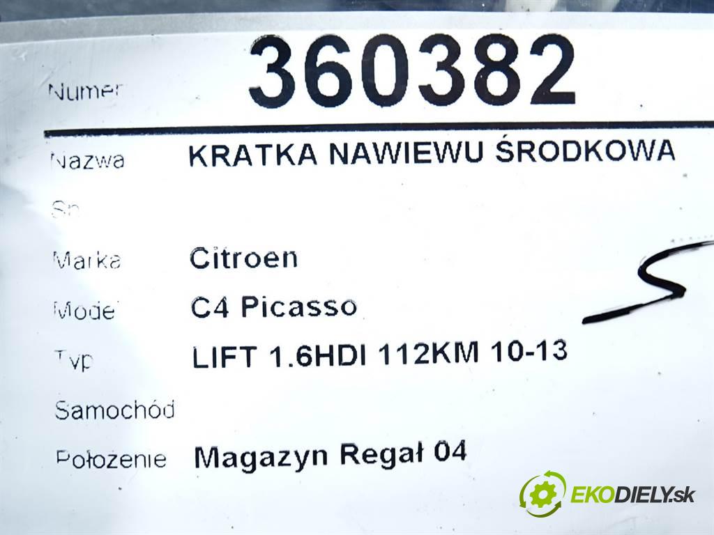 Citroen C4 Picasso    LIFT 1.6HDI 112KM 10-13  mří topení střední  (Mřížky topení)