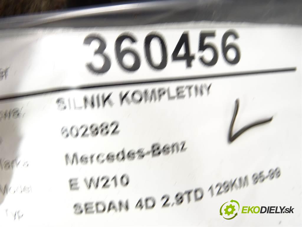 Mercedes-Benz E W210    SEDAN 4D 2.9TD 129KM 95-99  motor KOMPLETNÍ: 602982