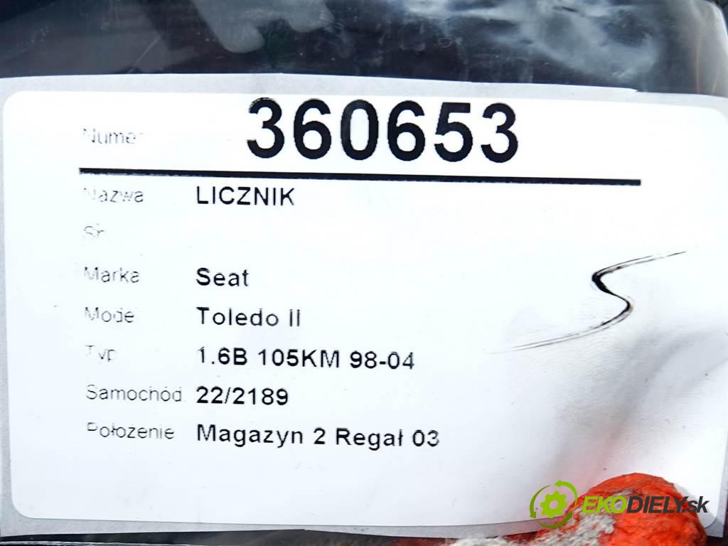 Seat Toledo II  2002 77 kW 1.6B 105KM 98-04 1600 Prístrojovka 1M0920822AV (Prístrojové dosky, displeje)