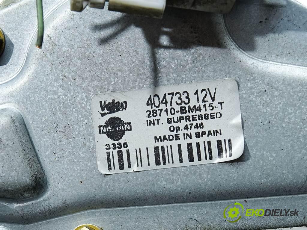 Nissan Almera N16 FL  2005 60 kW HATCHBACK 5D 1.5DCI 82KM 02-06 1461 motorek stěračů zadní část 28710-BM415-T