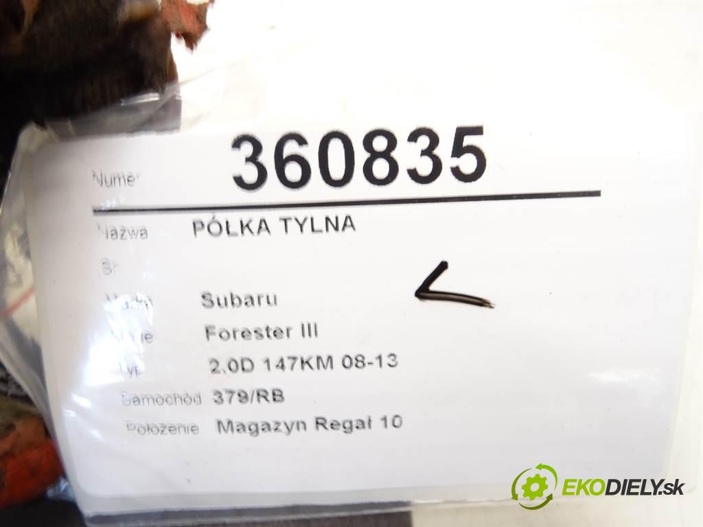 Subaru Forester III  2012 147KM 2.0D 147KM 08-13 2000 Roleta  (Rolety kufra)