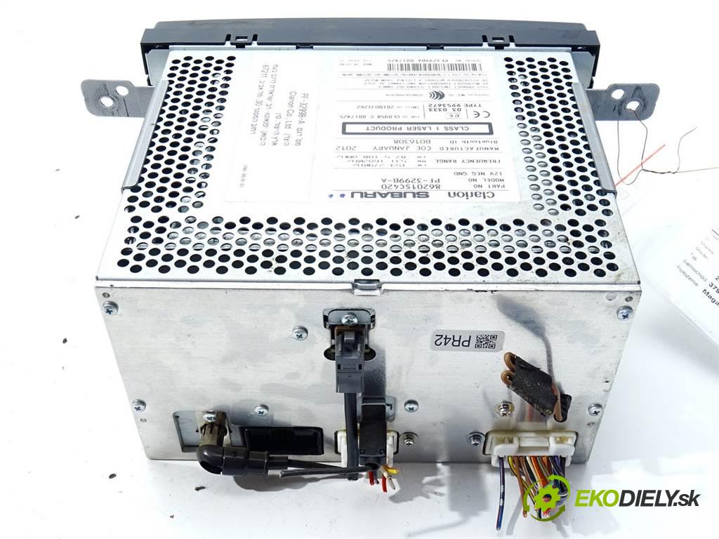 Subaru Forester III  2012 147KM 2.0D 147KM 08-13 2000 RADIO 86201SC420 (Audio zariadenia)