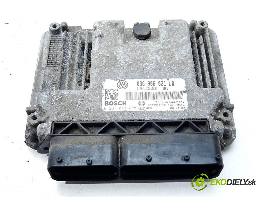 Skoda Octavia II  2006 77 kW LIFTBACK 1.9TDI 105KM 04-08 1900 riadiaca jednotka Motor 03G906021CB (Riadiace jednotky)