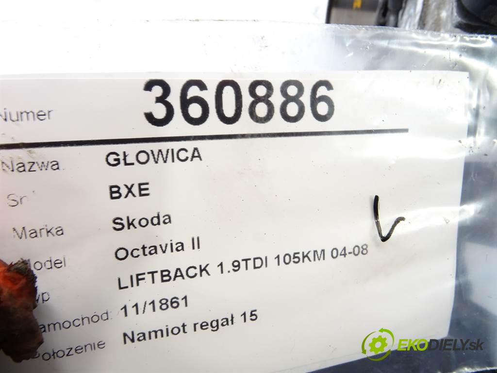Skoda Octavia II  2006 77 kW LIFTBACK 1.9TDI 105KM 04-08 1900 Hlava valcov BXE (Hlavy valcov)