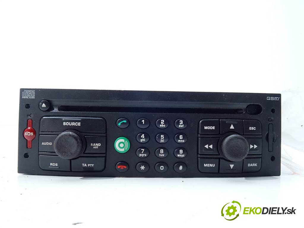 Fiat Ulysse II  2003 80 kW EVASION P 806 2.0JTD 109KM 02-11 2000 RADIO 14966380XT (Audio zariadenia)