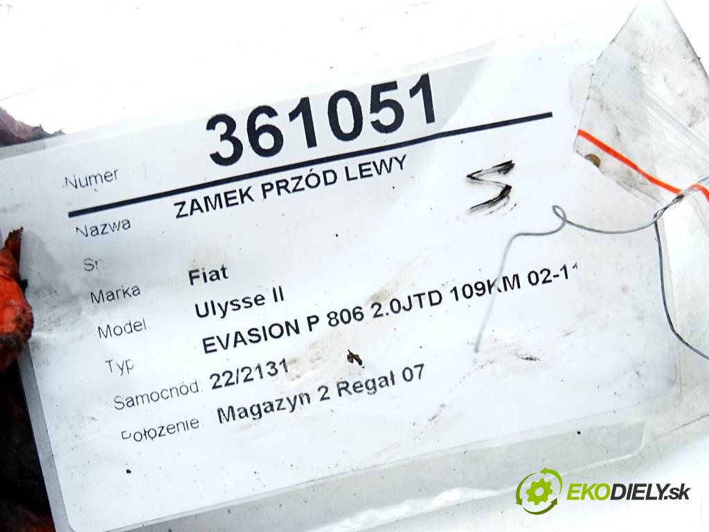 Fiat Ulysse II  2003 80 kW EVASION P 806 2.0JTD 109KM 02-11 2000 zámok přední část levý