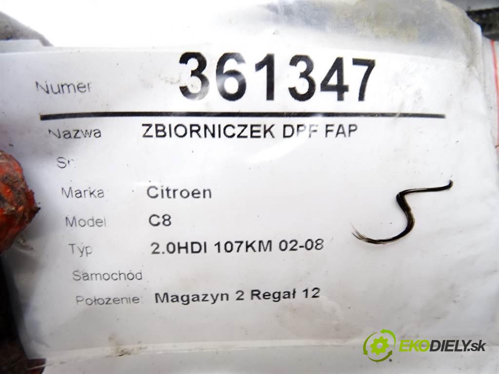 Citroen C8    2.0HDI 107KM 02-08  Nádržka DPF FAP 9651170380 (Ostatné)