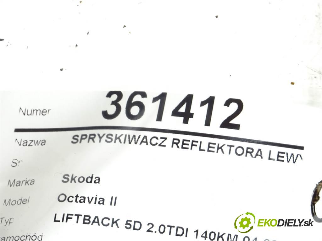 Skoda Octavia II    LIFTBACK 5D 2.0TDI 140KM 04-08  ostrekovača svetla ľavy 1Z0955965A (Motorčeky, čerpadlá ostrekovačov)