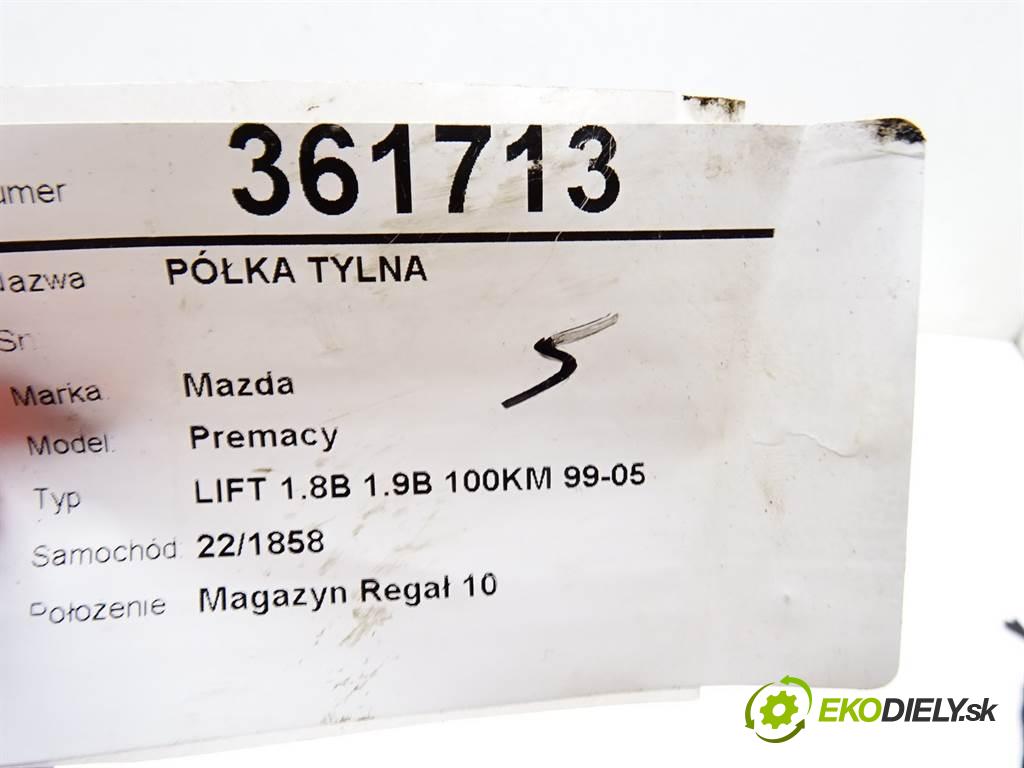 Mazda Premacy  2002 74 kW LIFT 1.8B 1.9B 100KM 99-05 1800 Pláto zadná  (Pláta zadné)