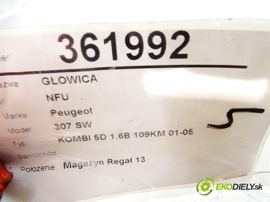 Peugeot 307 SW    KOMBI 5D 1.6B 109KM 01-05  hlava válců NFU 9636076010 (Hlavy válců)