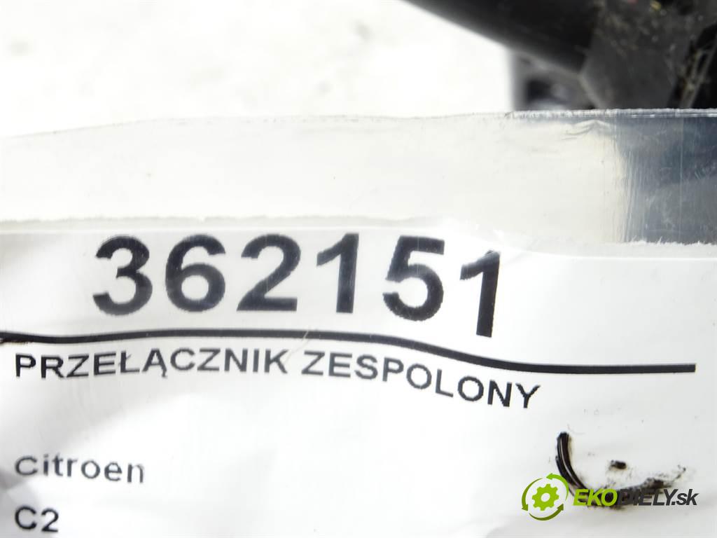 Citroen C2  2004 54 kW HATCHBACK 3D 1.4B 73KM 03-09 1400 Prepínač kombinovaný 96488229XT (Prepínače, spínače, tlačidlá a ovládače kúrenia)