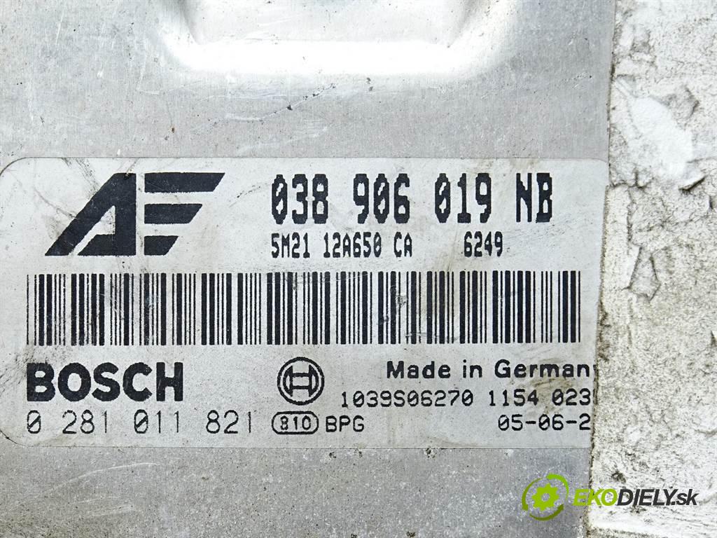 Ford Galaxy LIFT  2005 96 kW 1.9TDI 130KM 00-06 1900 riadiaca jednotka Motor 038906019NB (Riadiace jednotky)
