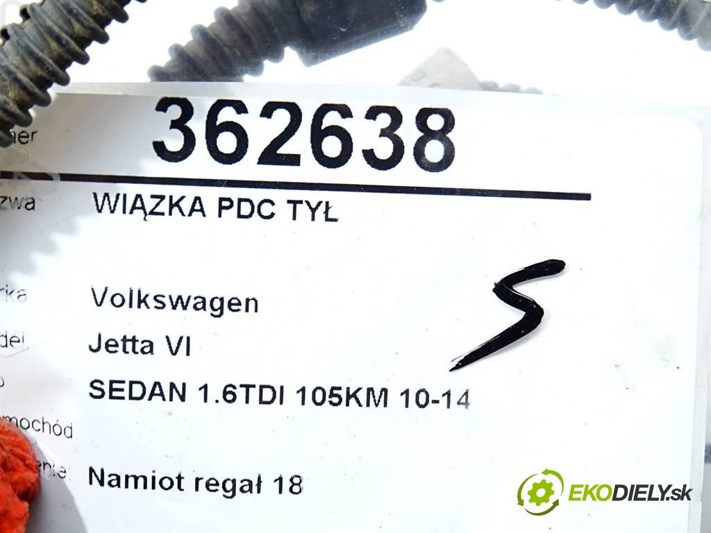 Volkswagen Jetta VI    SEDAN 1.6TDI 105KM 10-14  Káblovačka PDC zad 5C0971104