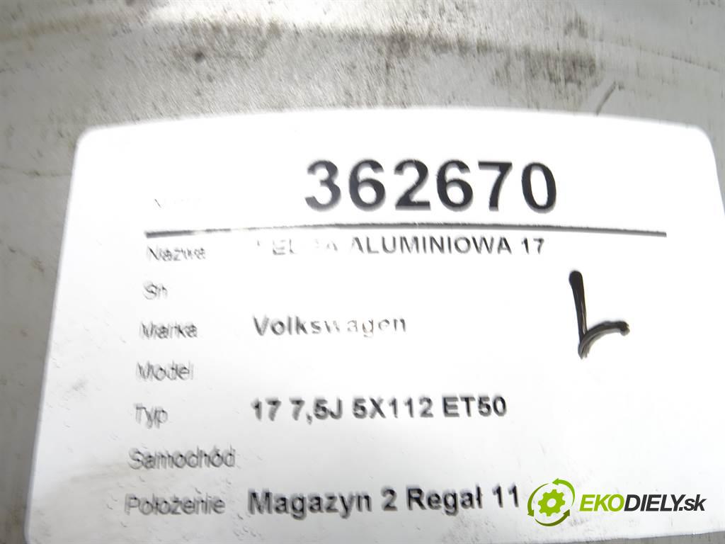 Volkswagen     17 7,5J 5X112 ET50  disk 17  (Hliníkové)