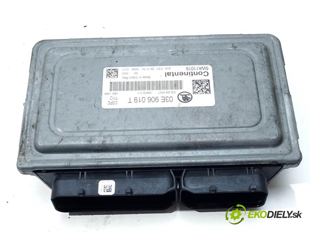 Skoda Rapid  2014 55 kW LIFTBACK 5D 1.2B 75KM 12-19 1200 riadiaca jednotka Motor 03E906019T (Riadiace jednotky)