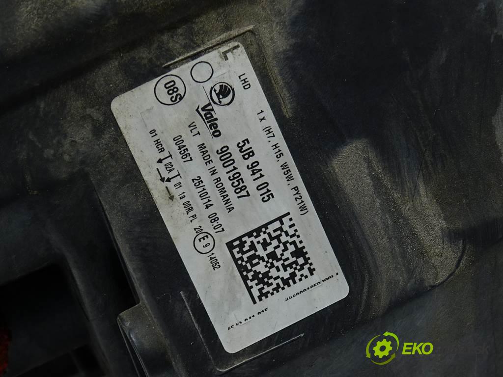 Skoda Rapid  2014 55 kW LIFTBACK 5D 1.2B 75KM 12-19 1200 Svetlomet ľavy 5JB941015 (Ostatné)