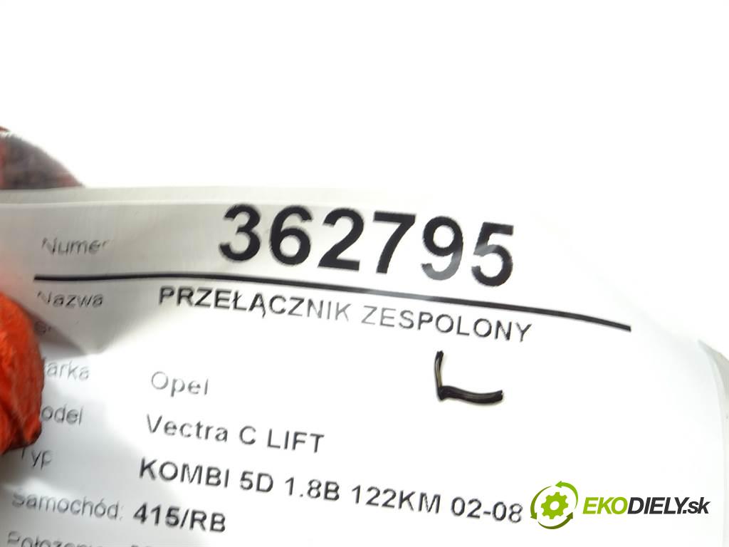 Opel Vectra C LIFT  2006 103 kW KOMBI 5D 1.8B 122KM 02-08 1800 Prepínač kombinovaný 13204146UY (Prepínače, spínače, tlačidlá a ovládače kúrenia)