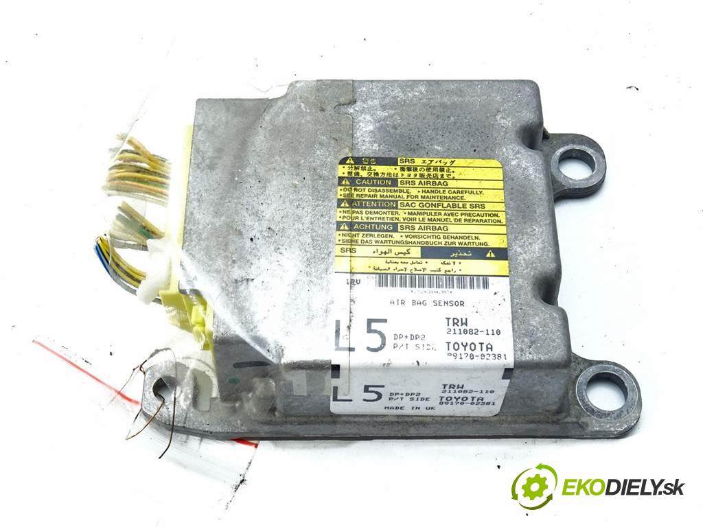 Toyota Corolla E12  2006 71KW HATCHBACK 5D 1.4VVTI 97KM 02-07 1400 senzor airbag 89170-02381 (Snímače)