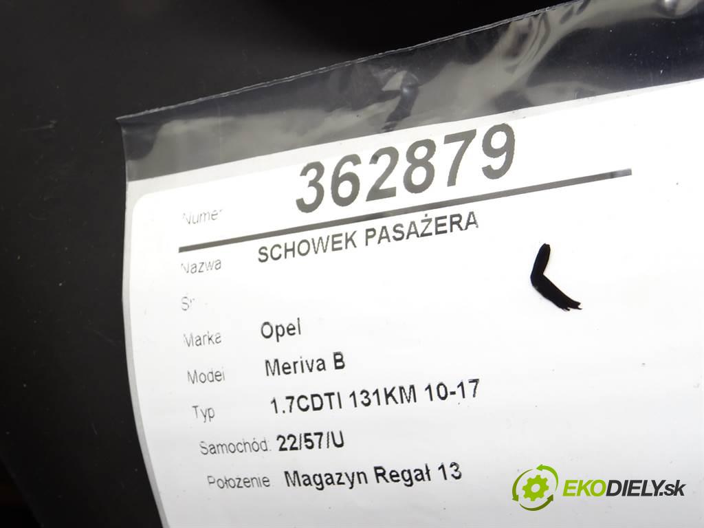 Opel Meriva B  2010 81 kW 1.7CDTI 131KM 10-17 1700 Priehradka, kastlík spolujazdca  (Priehradky, kastlíky)