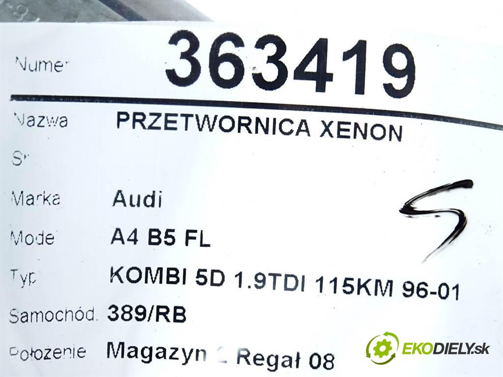 Audi A4 B5 FL  2001 85 kW KOMBI 5D 1.9TDI 115KM 96-01 1900 měnič XENON  (Měniče)