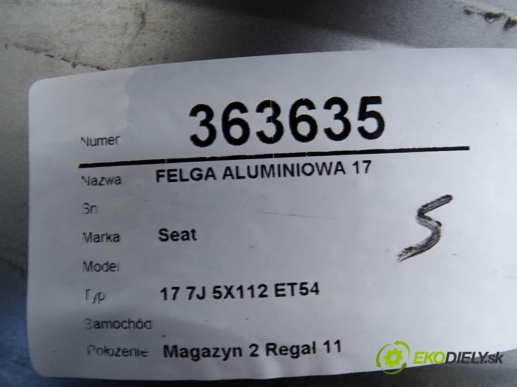 Seat     17 7J 5X112 ET54  disk 17  (Hliníkové)